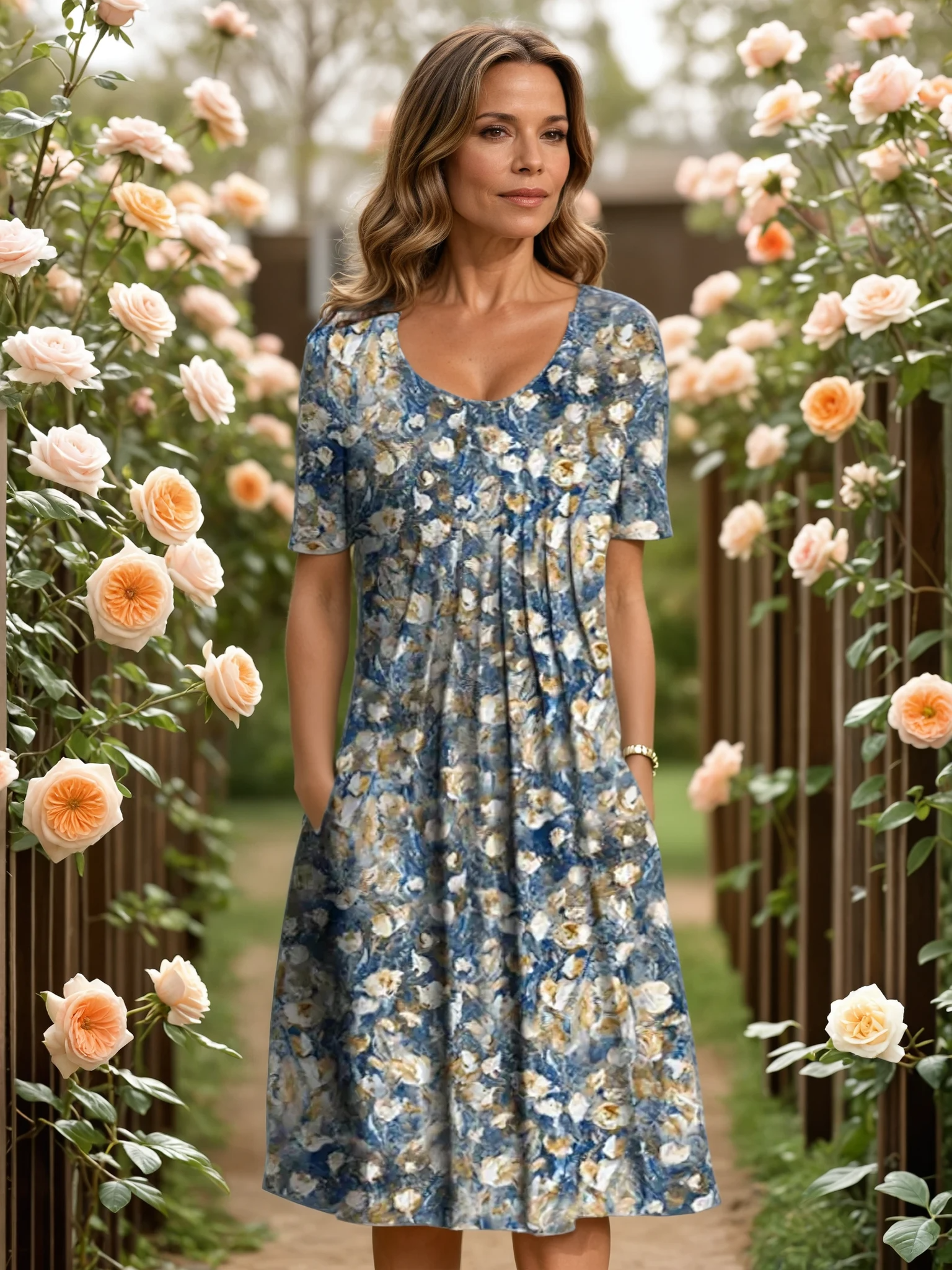 SEREIA – ELEGANT DRESS WITH TUMMY COVERAGE